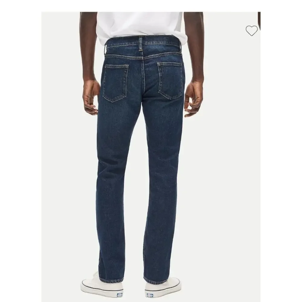 NWOT J. Crew Men's  770™ Straight-Fit Stretch Jean In Deep Lake Wash Blue 32/30